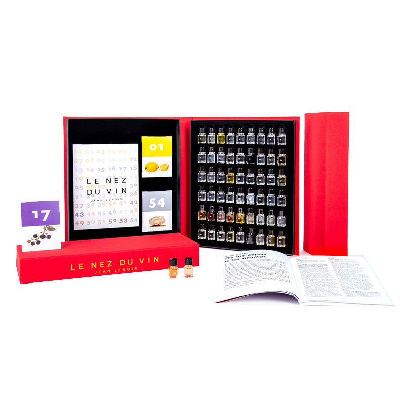 Le Nez du Vin Le grand modèle 54 arômes en Anglais Accesorio