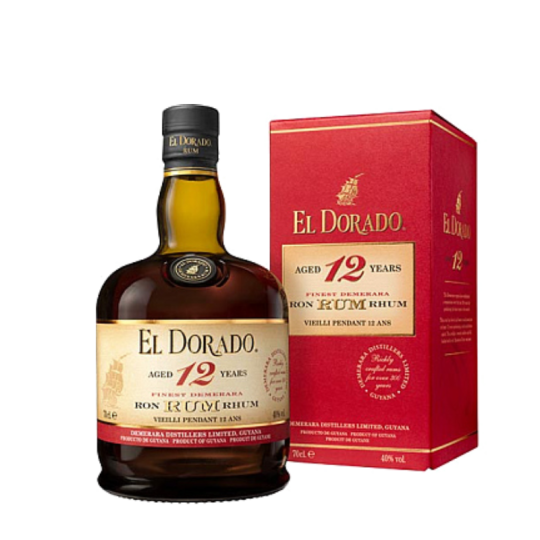 Ron El Dorado 12 Ans  70 cl.