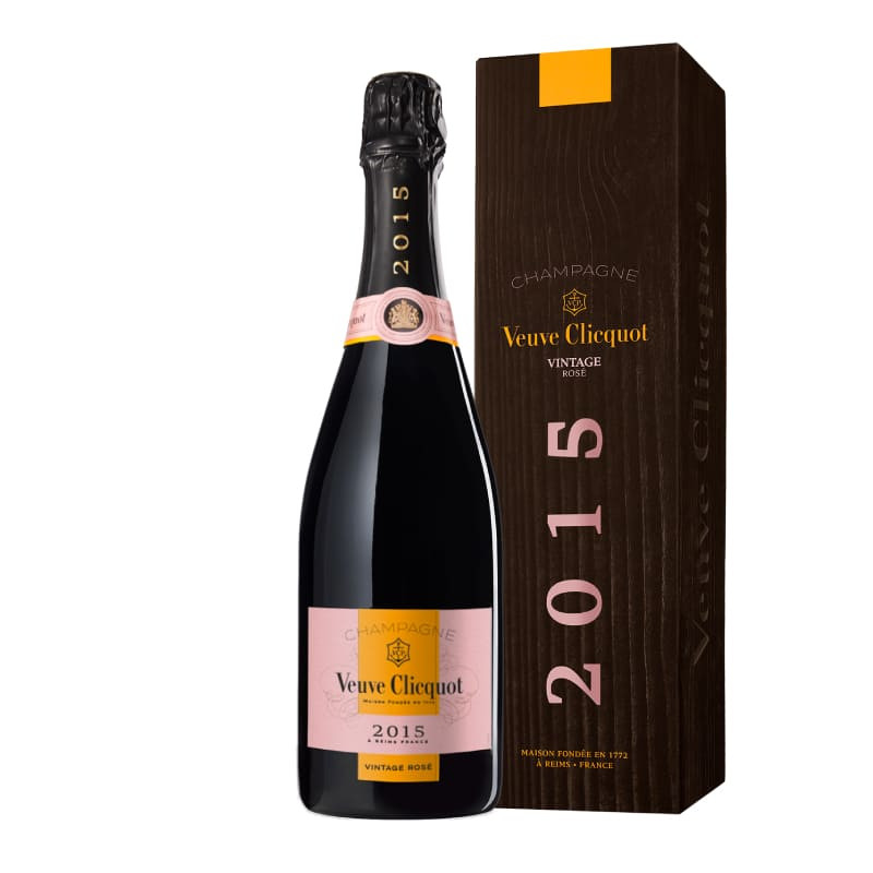 Étui 1 bouteille Veuve Clicquot Vintage Brut Rosé Cadeau 2015