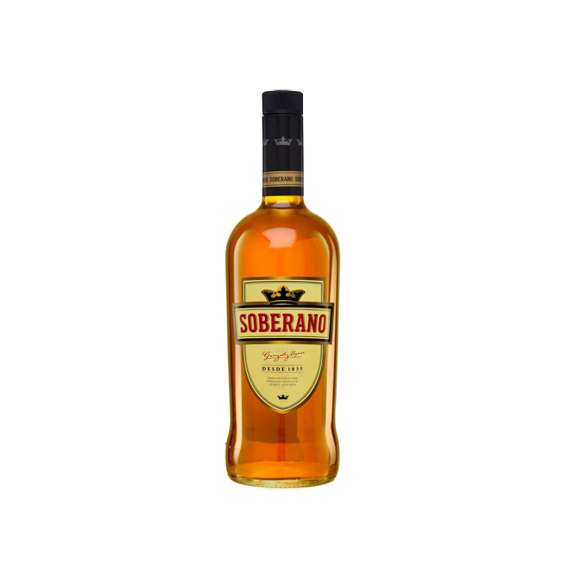Soberano Brandy. Buy brandy geproduceerd in