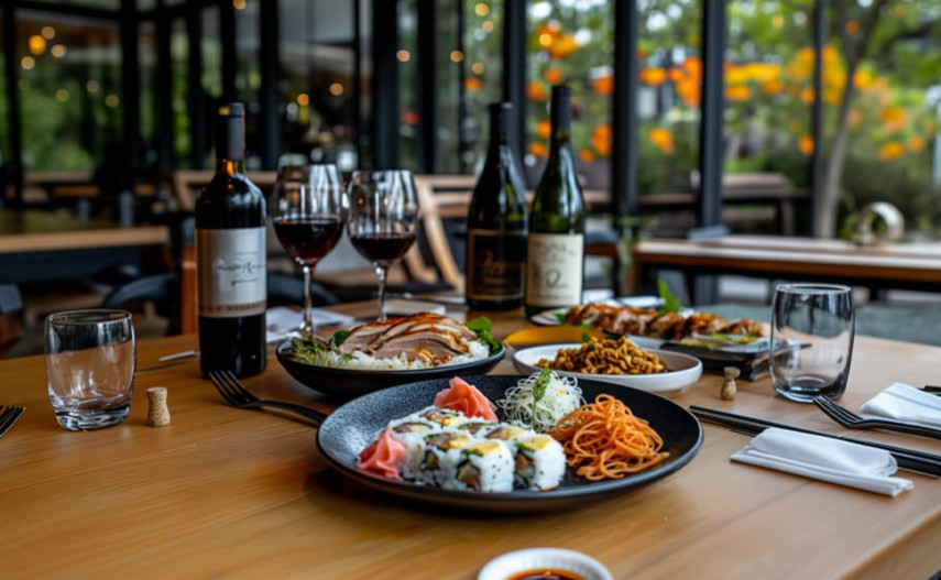 Vin et... Cuisine asiatique